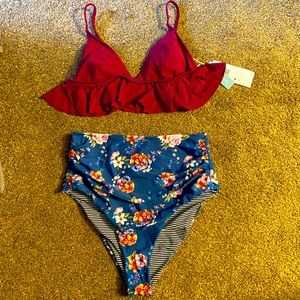 Cupshe high waisted bikini